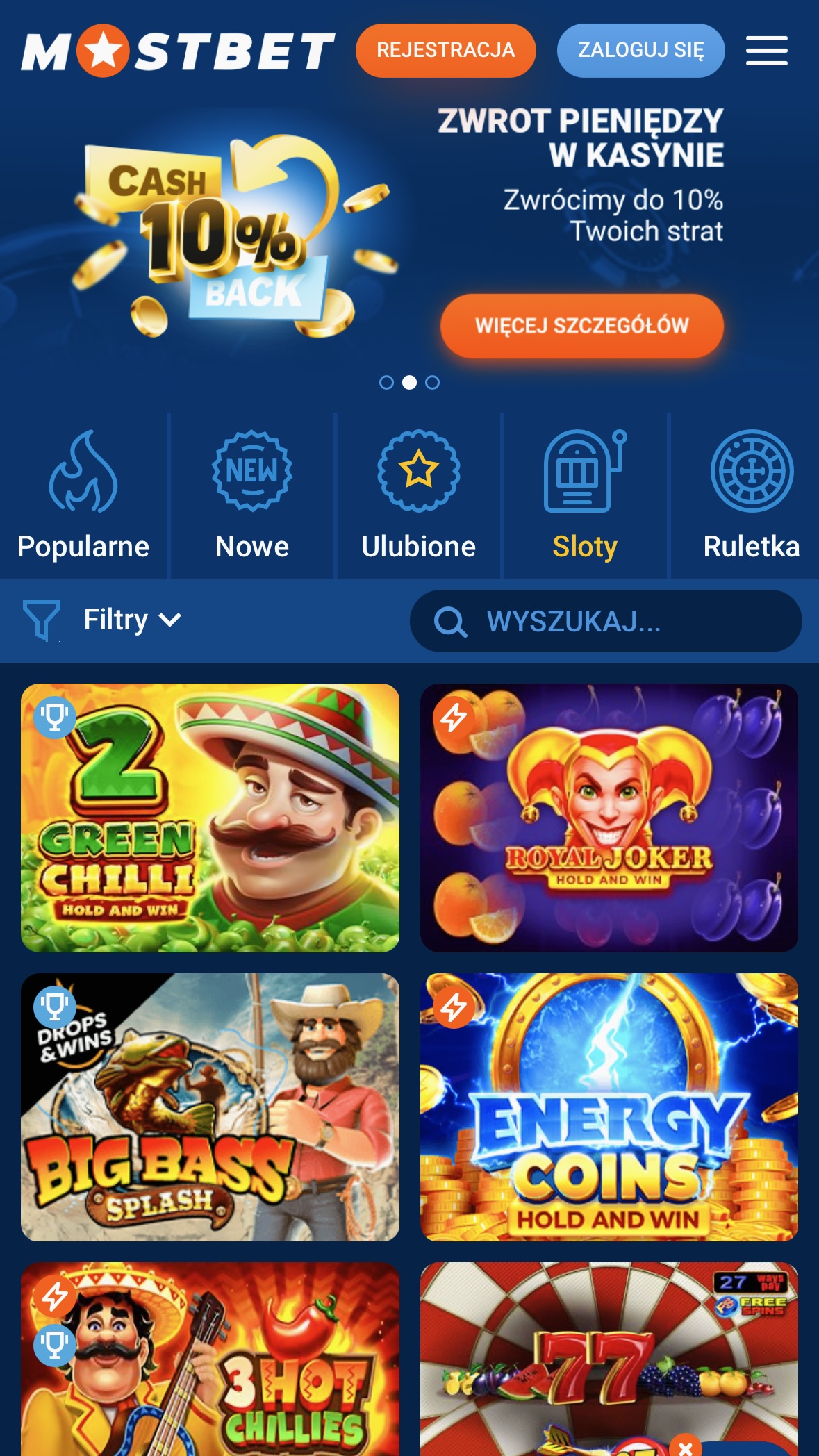 Mostbet – recenzja popularnego kasyna online dostępnego dla graczy z Polski