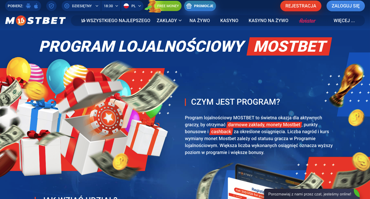 MOSTBET Program lojalnościowy