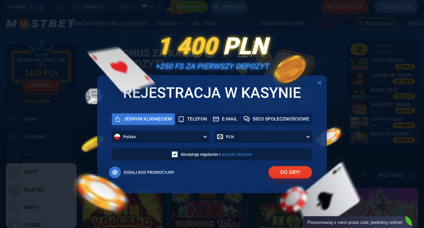 mostbet casino login
